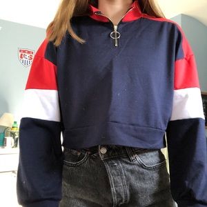 quarter zip sweatshirt